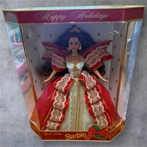 Happy Holidays Barbie - 10th Anniversary Special Edition - 1997 New in Box